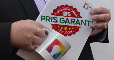  Vi garantere prisgaranti, så du kan få de bedste tilbud